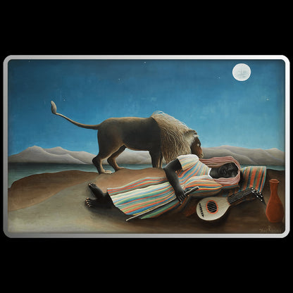 2026 Cameroon The Sleeping Gypsy by Henri Rousseau 17.5g Silver Coin