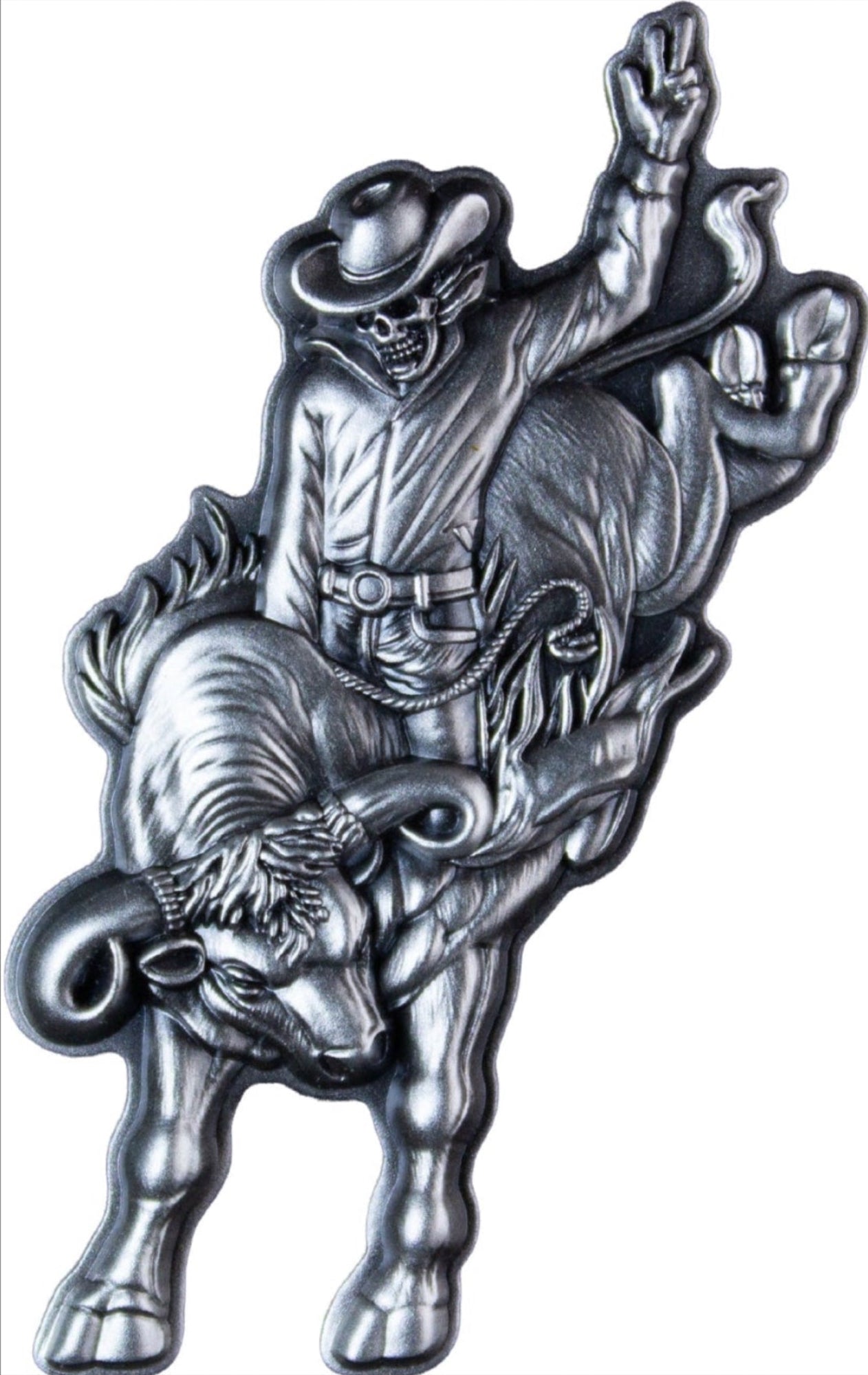 Estimate: 2026 Korea The Rodeo Shaped 1 oz Silver KOMSCO Stacker (07/10)