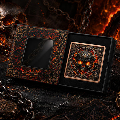 Skulls of the Underworld - Hellfire Skull 5 oz Copper Bar (06/19)