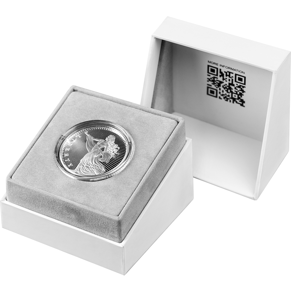 2026 United Crypto States Liberty 1/2 oz Silver Coin