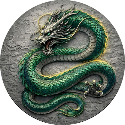 2026 Truth Guard Azure Dragon 2 oz Silver Coin (07/22)
