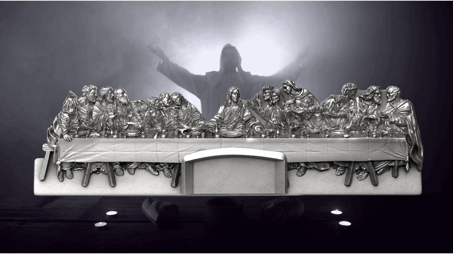 2025 Niue The Last Supper Antiqued 2 oz Silver Coin (07/07)