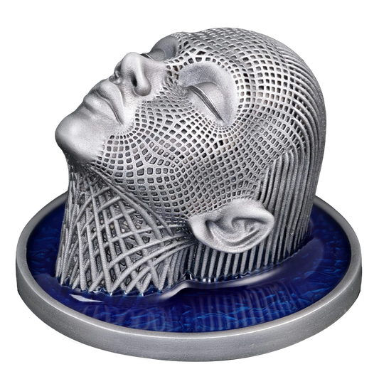 2026 Niue Wireframe Art - Lady Waterfall 2 oz Silver Coin