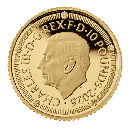 2026 Great Britain 500 Years of the Crown Proof 1/10 oz Gold Coin
