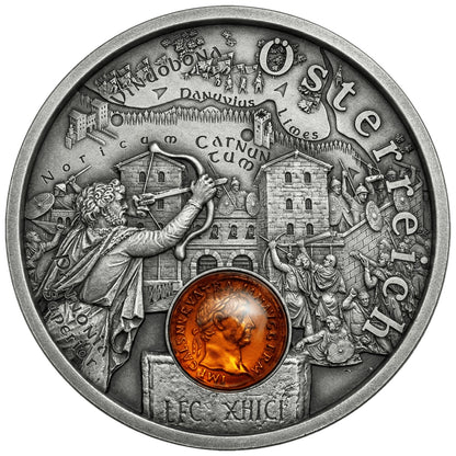 2026 Niue Amber Route Austria 17.5g Silver Coin (07/10)