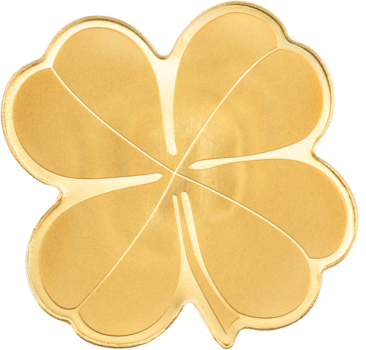 2027 Cook Islands Golden Highlights Clover 0.5g Gold Coin - Display Box