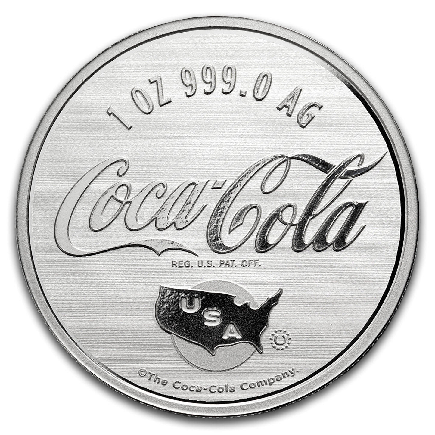 In Stock! 2026 Pamp Suisse Coca-Cola USA 1 oz Silver Round in TEP