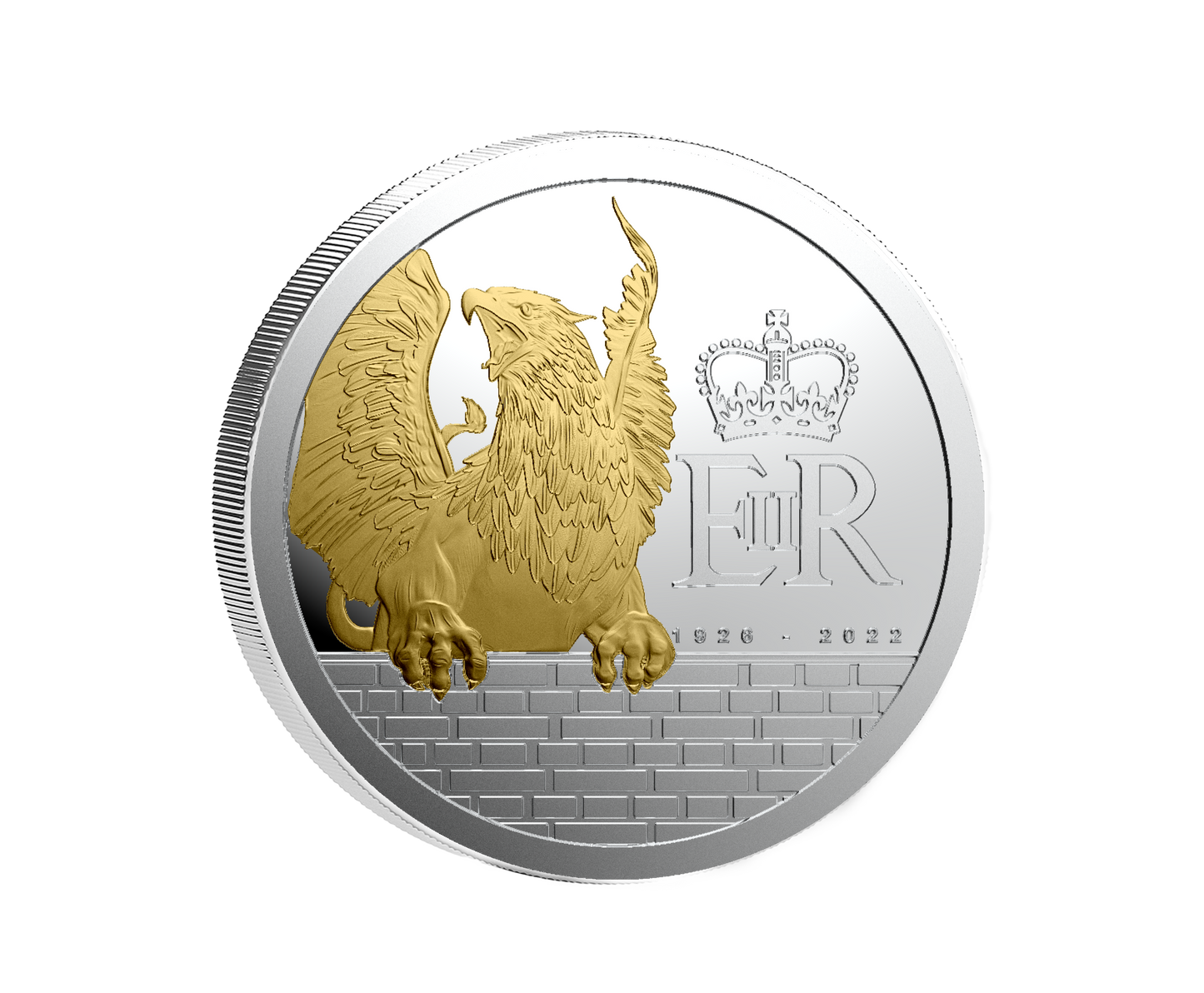 2026 Pitcairn Islands Queen's Beast Gold Gilt 5 x 1 oz Silver Coin Set (08/03)