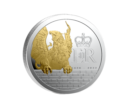 2026 Pitcairn Islands Queen's Beast Gold Gilt 5 x 1 oz Silver Coin Set (08/03)