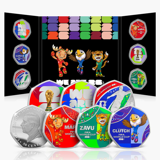 2026 Solomon Islands FIFA World Cup Colorized 6 x 9g CN Coin Set (07/31)