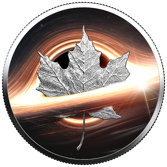 2026 Canada Maple Leaf Black Hole Edition 1 oz Silver Coin
