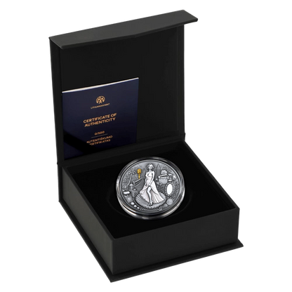 2026 Liberia Blonde in White 2 oz Silver Coin