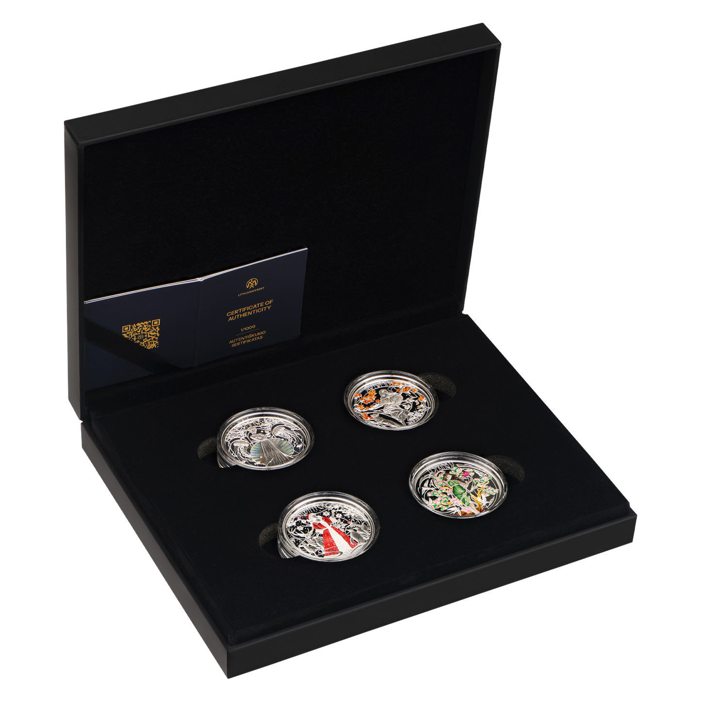 2025 Niue Four Seasons 4 x 1 oz Silver Coin Set (08/07)