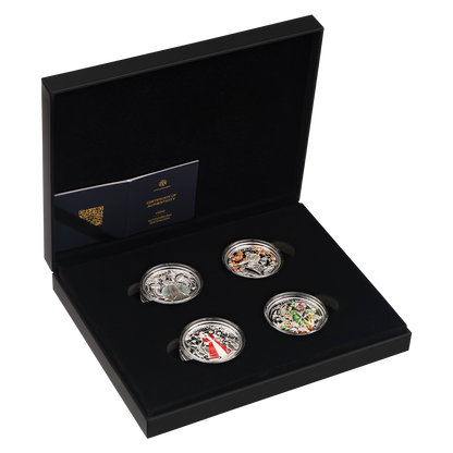 2025 Niue Four Seasons 4 x 1 oz Silver Coin Set (08/07)