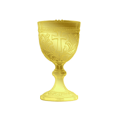 Holy Grail Shaped 1/1000 oz Gold Medal in Card (07/01)