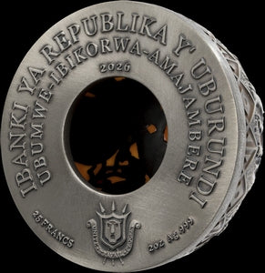 2026 Burundi Big 5 Africa Half-Spherical 2 oz Silver Coin