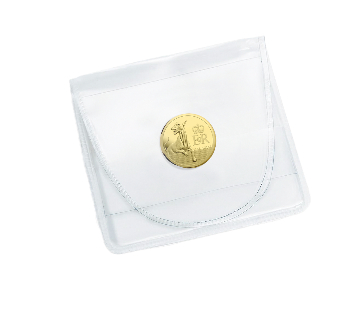2027 Pitcairn Islands Queen's Beast Greyhound 0.5g Gold Coin