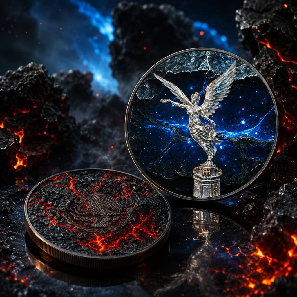2024 Mexico Libertad Starfire Metal Edition 1 oz Silver Coin