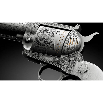 2027 Samoa JFK's Revolver Shaped 2 oz Silver Coin
