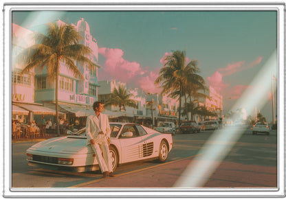 2026 Ghana Miami Colorized 10g Silver Foil (08/10)