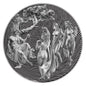 2026 Cameroon Paris & the Three Graces Antiqued 2 oz Silver Coin (07/15)