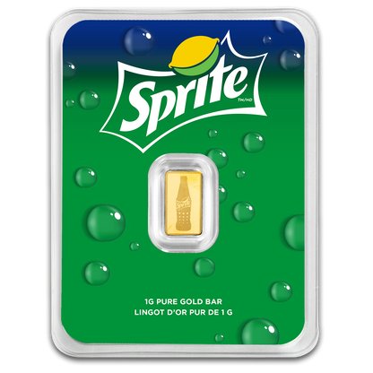 Estimate: PAMP Sprite 65th Anniversary 1g Gold Bar in Card