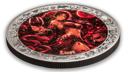 2026 Niue Seven Sins & Virtues - Lust 1 oz Silver Coin