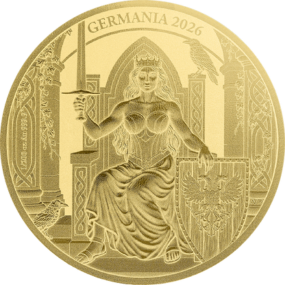 2026 Germania Lady Germania 1/200 oz Gold Round in Card (07/13)