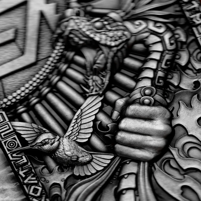 2026 Samoa Huitzilopochtli's Macuahuitl Shaped 2 oz Silver Coin (07/13)