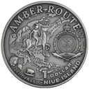 2026 Niue Amber Route Czechia 17.5g Silver Coin