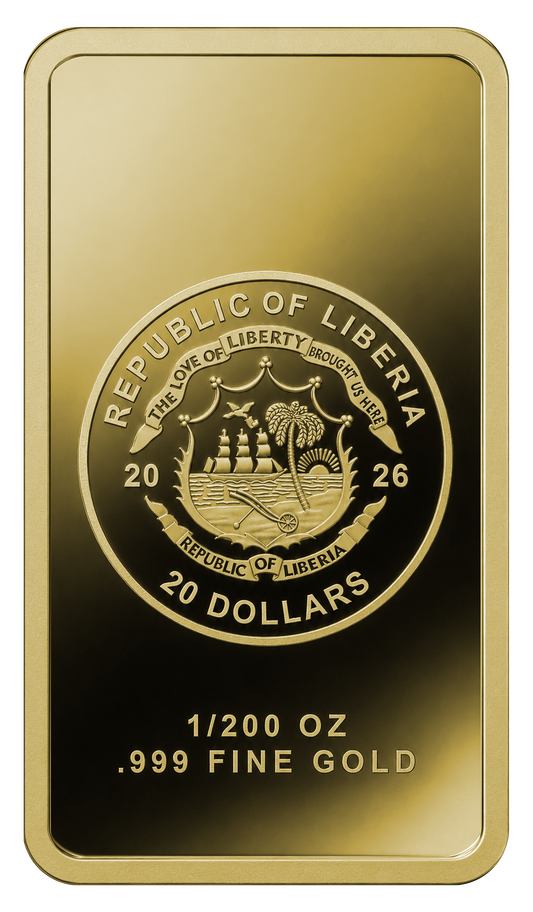 2026 Liberia Santa Claus 1/200 oz Gold Coin