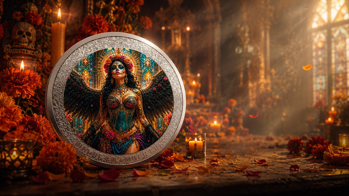 2026 Gibraltar Dia de los Muertos - Angel of Remembrance 1 oz Silver Coin