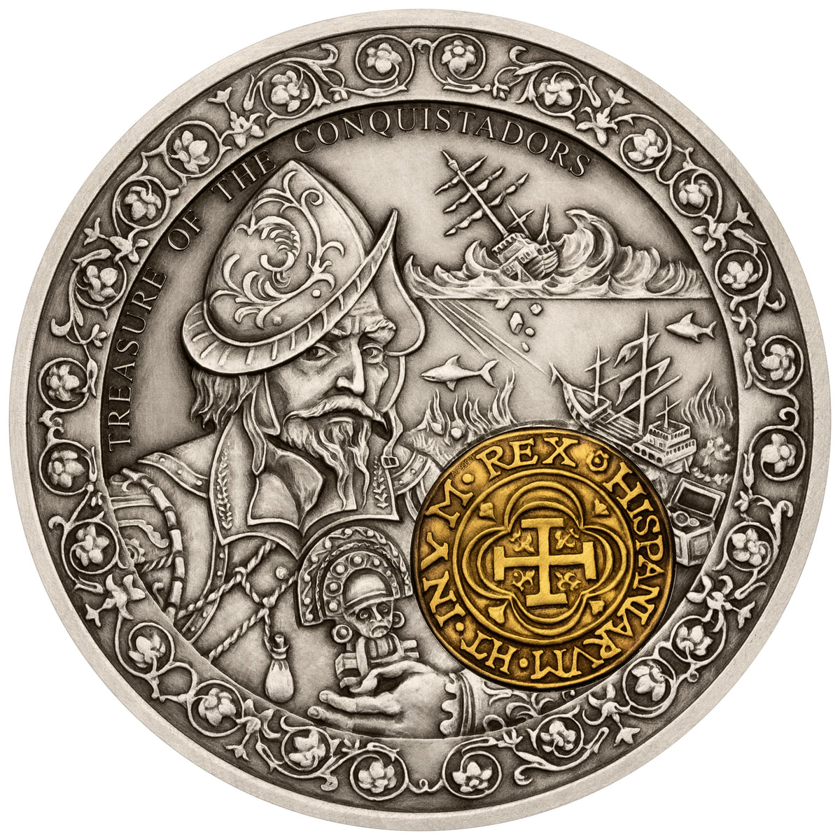 2026 Niue Greatest Treasures - Conquistadors 42g Silver Coin
