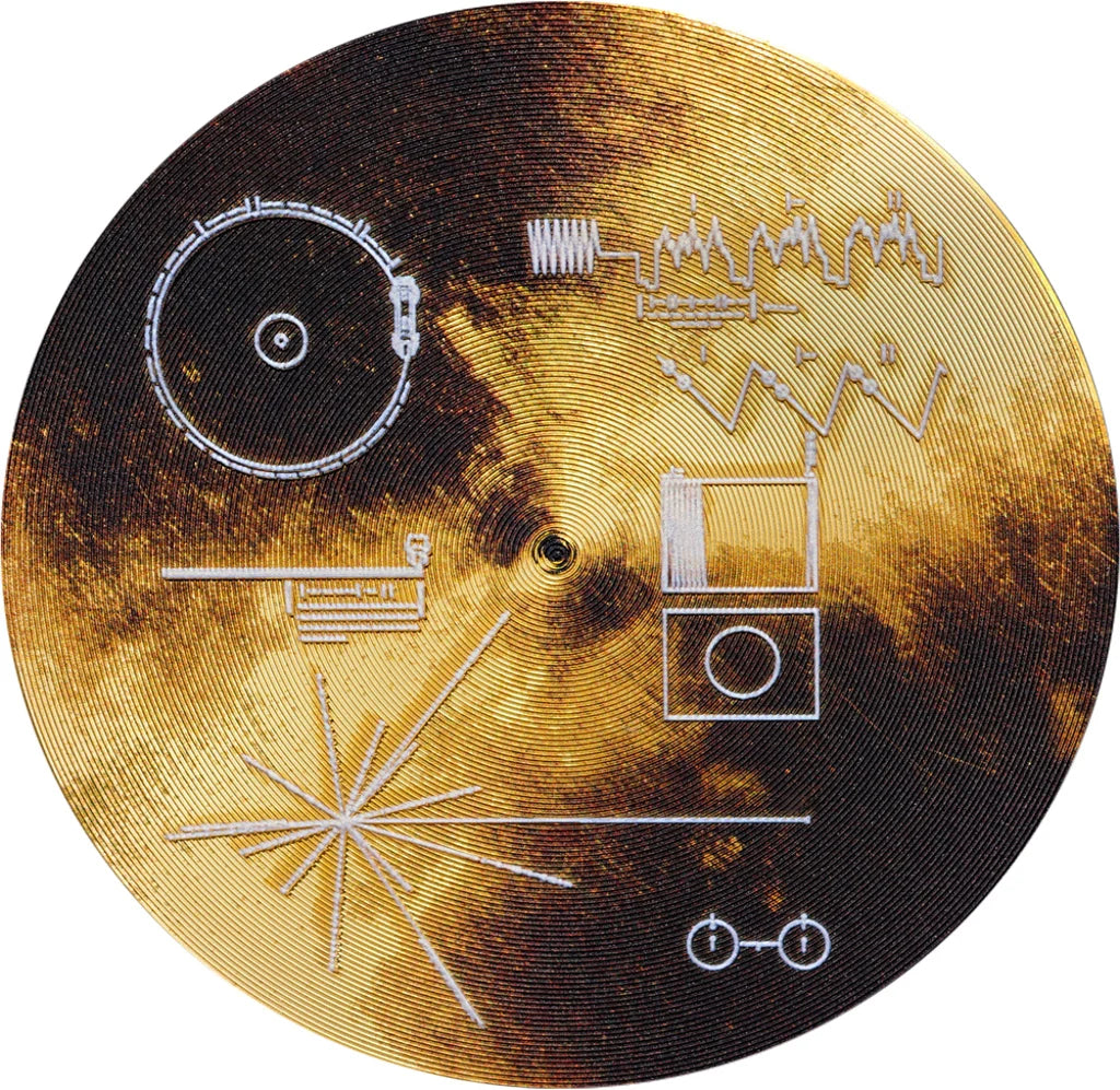 2026 Cook Islands Voyager Golden Record 1 oz Silver Coin