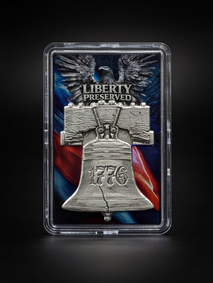 1776 Liberty Bell Shaped 1/2 oz Silver Medal (07/09)