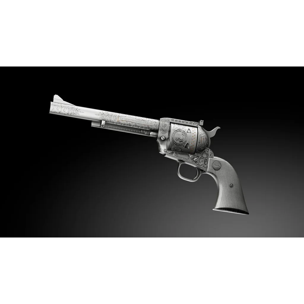 2027 Samoa JFK's Revolver Shaped 2 oz Silver Coin