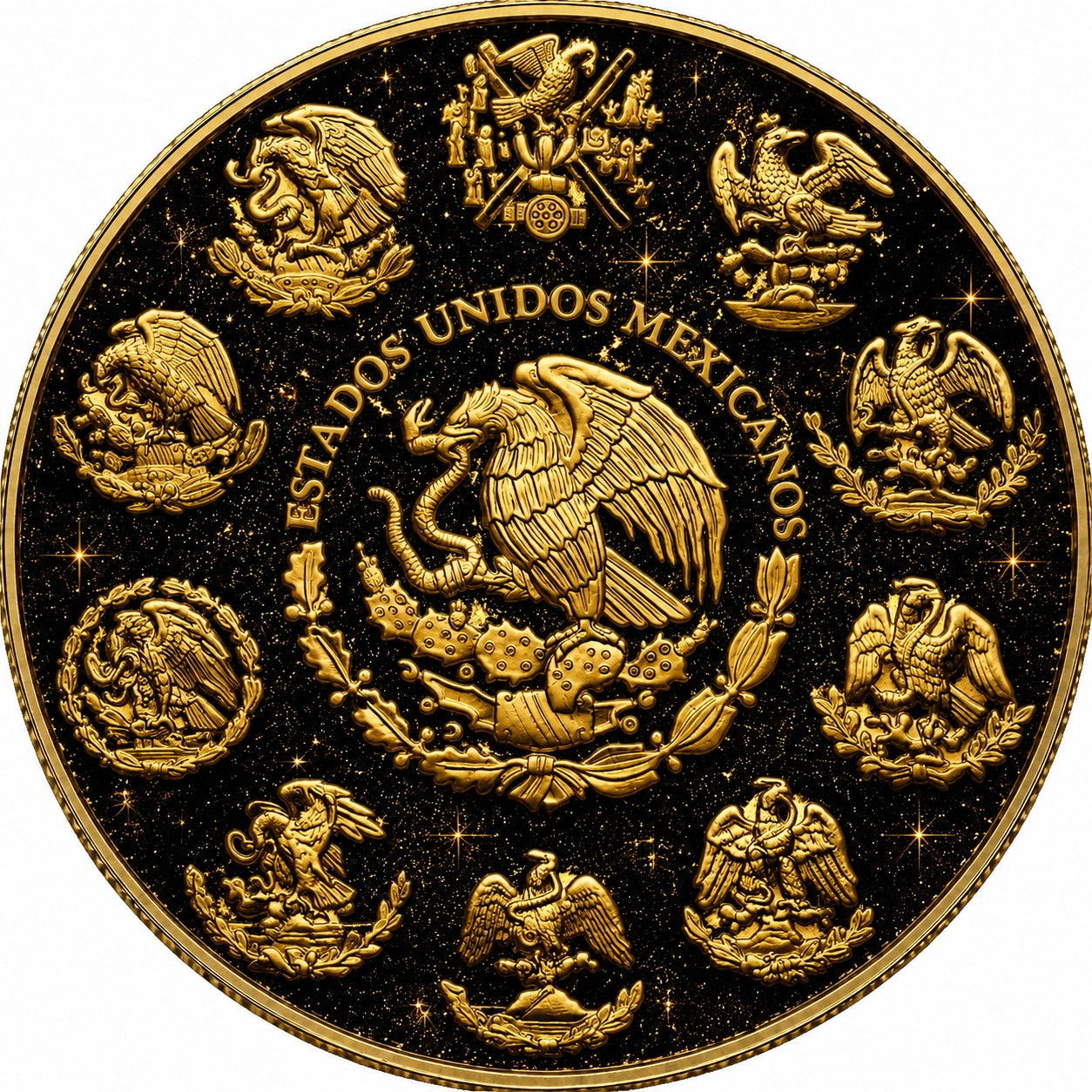 2024 Mexico Libertad Golden Nebula Edition 1 oz Silver Coin