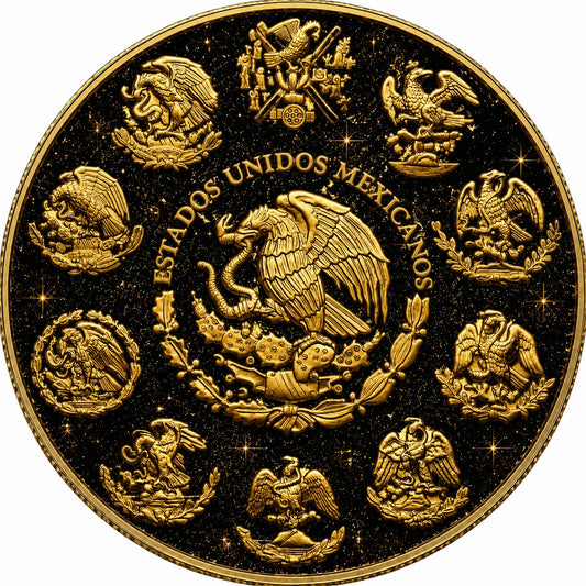 2024 Mexico Libertad Golden Nebula Edition 1 oz Silver Coin