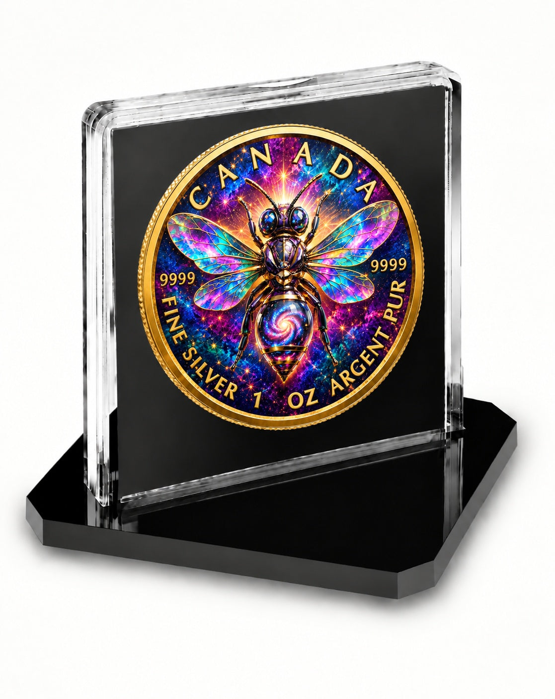 2026 Canada Maple Leaf Galactic Bee Edition 1 oz Silver Coin