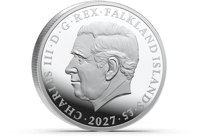2027 Falkland Islands Liberty - Desire the Right Proof 2 oz Silver Coin