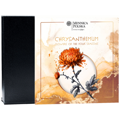 2026 Niue Flowers of the Four Seasons - Chrysanthemum 1 oz Silver Coin