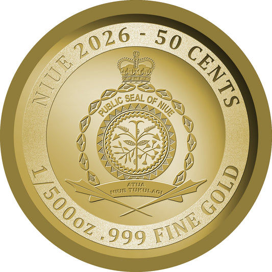 2026 Niue Bald Eagle 1/500 oz Gold Coin (07/28)