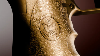 Trump Desert Eagle Gold Gilt 2 oz Silver Medal (07/17)