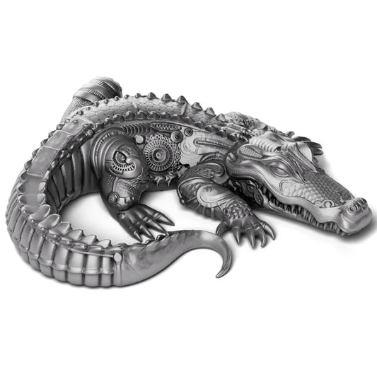 2027 Cameroon Gustave the Crocodile 2 oz Silver Coin