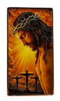 Jesus - He is Risen Colorized 5 oz Copper Bar (06/24)