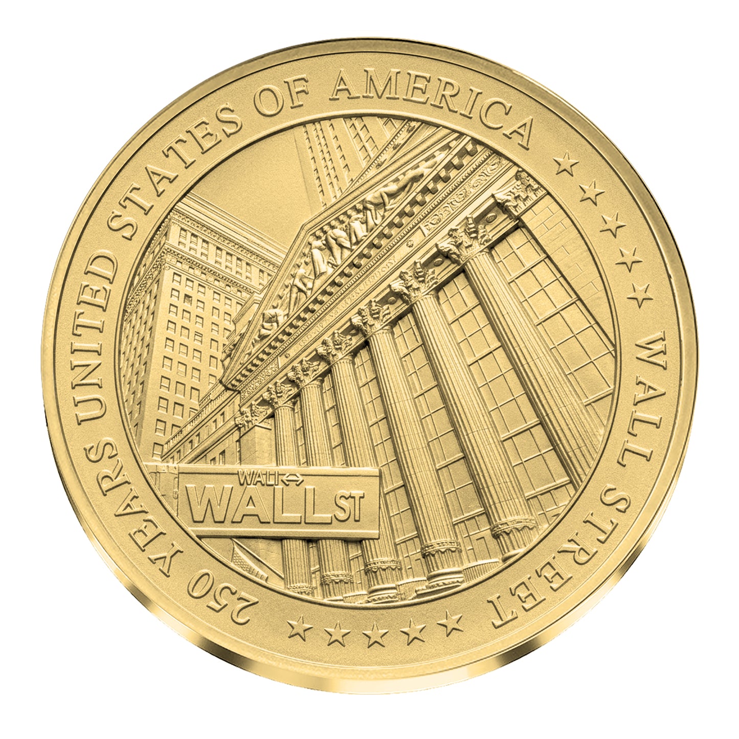 2026 Liberia Wall Street 1/200 oz Gold Coin (08/07)