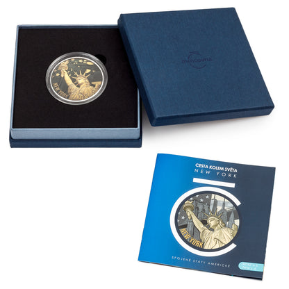 Estimate: 2026 Niue Journey Around the World - New York 3 oz Silver Coin (07/21)