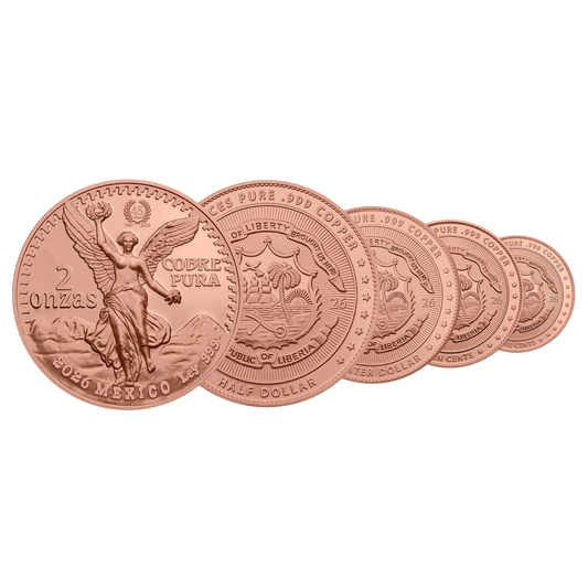 2026 Liberia Vintage Libertad 3.75 oz Fractional Copper Set (07/20)