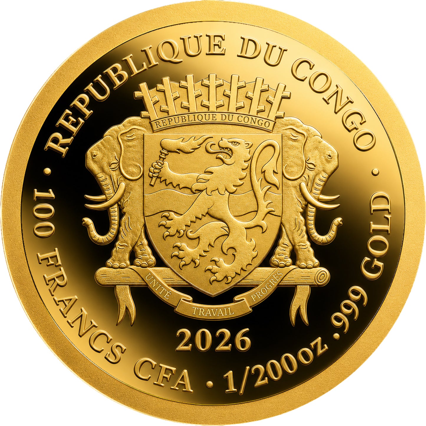 2026 Congo Concorde 50th Ann. 1/200 oz Gold Coin (07/20)