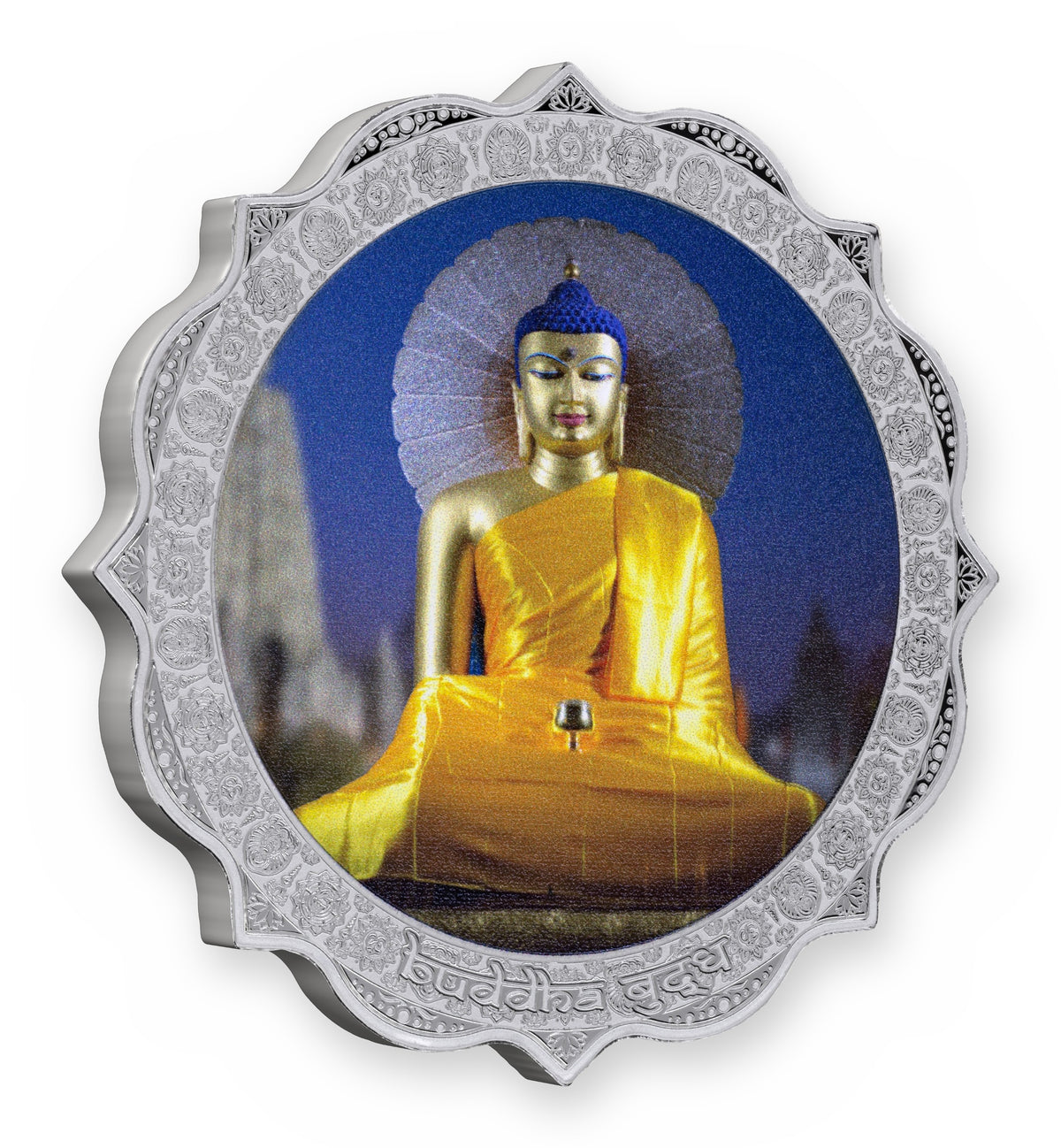2026 Cameroon Bodhi Gaya Buddha 1 oz Silver Coin (99 Mintage)